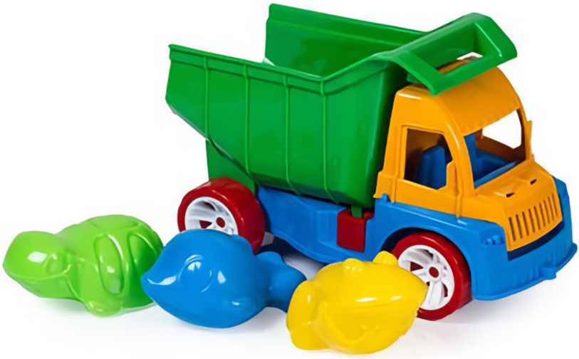 Camion cu 3 Jucării de Baie, 22cm   