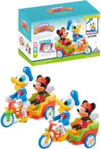 Donald și Mickey cu Tricicleta Electrică