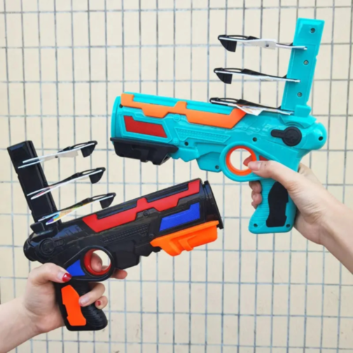Pistol de Lansat Avioane Planor din Spumă EVA (culoare aleatorie)