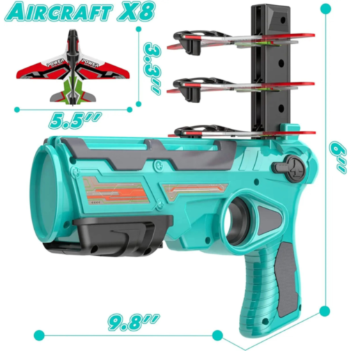 Pistol de Lansat Avioane Planor din Spumă EVA (culoare aleatorie)