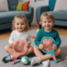Set Rachete de Tenis și Badminton – 2 Rachete, Minge și Fluturaș (culoare aleatorie)