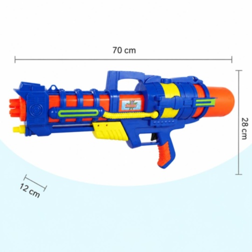 Pistol cu apă mare, cu pompare manuală, 70 cm