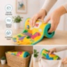 Panou de Măsurare cu Dinozauri și Mingi Velcro