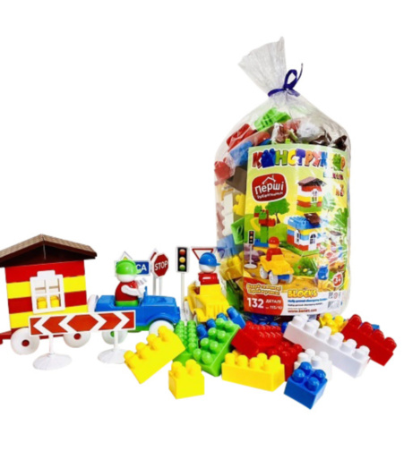 Set de Construcție cu Mașini 132 Piese 