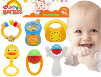 Set 6 zornăitori bebeluși - Culori și sunete distractive | image