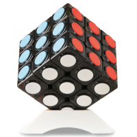 Cub Rubik Fidget cu Butoane Colorate