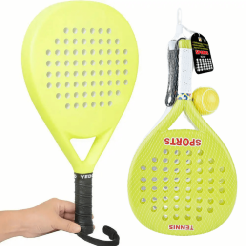 Set Tenis pentru Copii cu 2 Rachete și Minge Moale – Jucărie Sportivă de Exterior