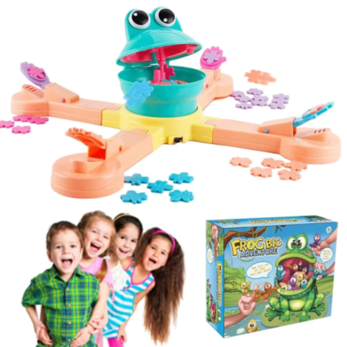 Joc Interactiv „Frog Big Adventure” – Aventură Amuzantă cu Broscuțe