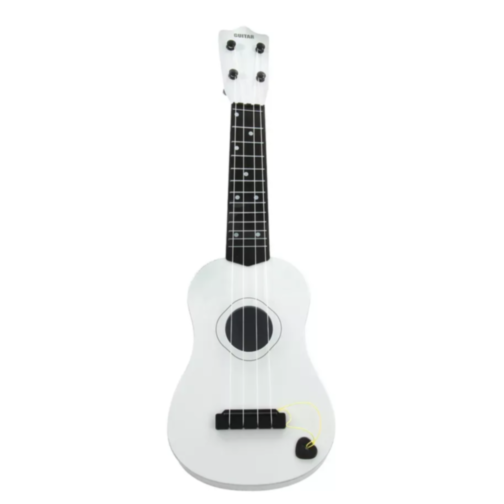 Chitară de Jucărie pentru Copii – 57 cm, cu Pană și Corzi Realiste (culoare aleatorie)
