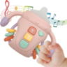 Biberon Jucărie cu Lumină, Muzică și Butoane Interactive (culoare aleatorie)