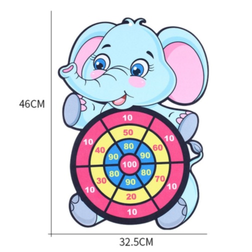 Joc cu Țintă Elefant și 3 Bile Lipicioase