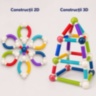Set magnetic de construcție flexibil cu 45 de piese