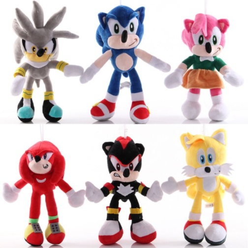 Sonic The Hedgehog, jucărie pluș, 40 cm