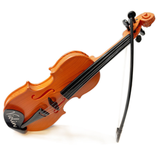Vioară de Jucărie Realistă cu Arcuș – Pentru Micii Muzicieni (culoare aleatorie)