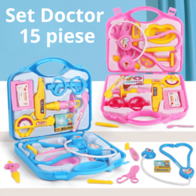 Set Doctor 15 Piese cu Geantă și Accesorii (culoare aleatorie) | image