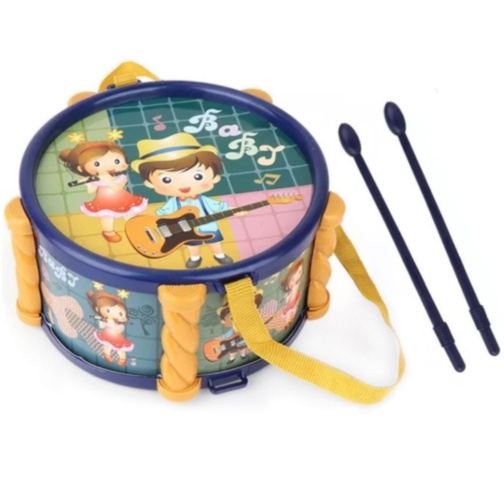 Tobă pentru Copii cu Bețe și Curea (culoare aleatorie)