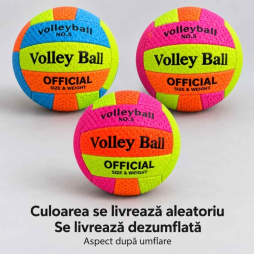 Minge de volei soft touch nr. 5 colorată