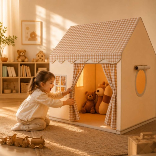 Căsuță Cort Montessori pentru Copii cu Design Cozy