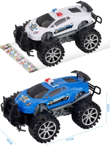 Mașina Off Road de Poliție cu Fricțiune, 27cm