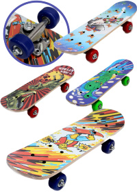 Placă Skateboard din Lemn, 44cm
