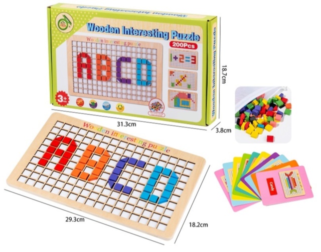 Mozaic din Lemn Montessori