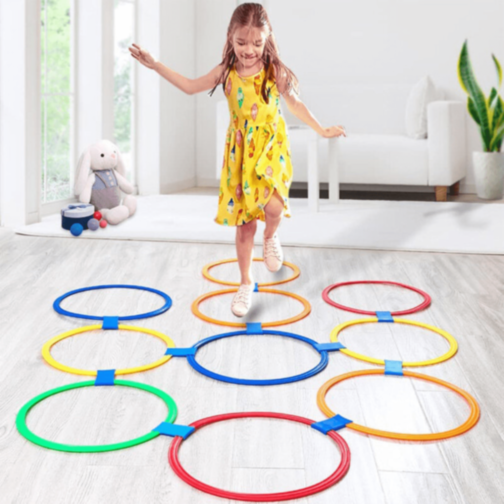 Set Inele Sportive Colorate pentru Joc și Agilitate