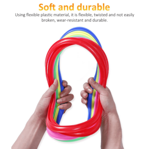 Set Inele Sportive Colorate pentru Joc și Agilitate