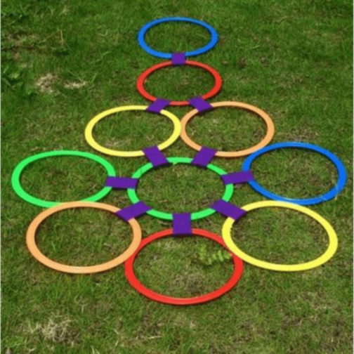 Set Inele Sportive Colorate pentru Joc și Agilitate