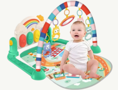 Saltea Interactivă Bebe cu Pian și Jucării Suspendate  | image
