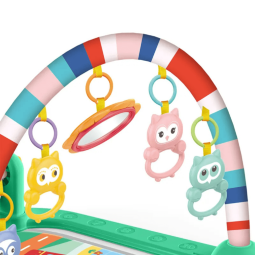 Saltea Interactivă Bebe cu Pian și Jucării Suspendate 
