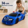 Mașină sport de poliție cu inerție, lungime 36 cm