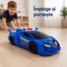 Mașină sport de poliție cu inerție, lungime 36 cm