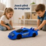 Mașină sport de poliție cu inerție, lungime 36 cm