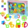 Set 8 Zornăitoare Multicolore, 7 pentru Dentiție