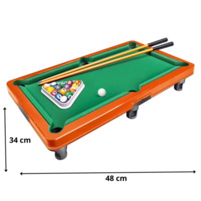 Masă biliard jucărie copii 48 cm | image