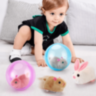 Iepuraș Interactiv în Bilă Luminoasă care Se Mișcă (culoare aleatorie)