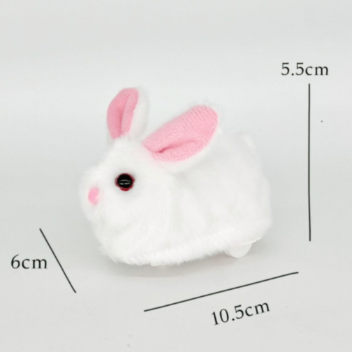 Iepuraș Interactiv în Bilă Luminoasă care Se Mișcă (culoare aleatorie)