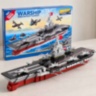 Set de construcție portavion militar 8 în 1