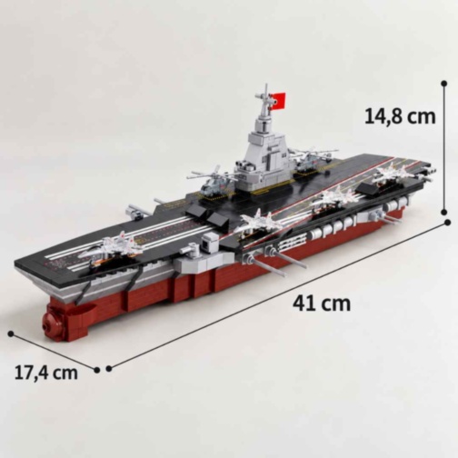 Set de construcție portavion militar 8 în 1
