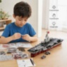 Set de construcție portavion militar 8 în 1