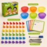 Joc Montessori de Sortare și Numărare cu Dinozauri