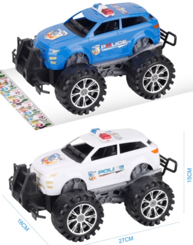 Mașina Off Road de Poliție cu Fricțiune, 27cm