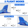 1buc. Avion planor din spumă cu LED-uri 