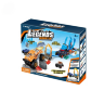 Pistă de Curse Monster Legends 4-în-1 | Set cu 8 Mașini și Obstacole