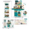 Bucătărie Interactivă cu Aburi, Lumină și Sunete – Set Complet 93 Piese