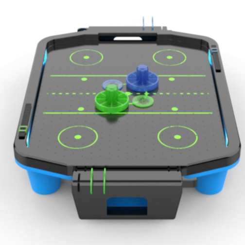 Air Hockey de Masă cu Ventilator Electric