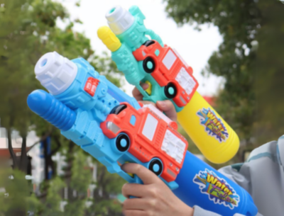 Pistol cu Apă 800 ml, Design Mașină de Pompieri (culoare aleatorie)  | image