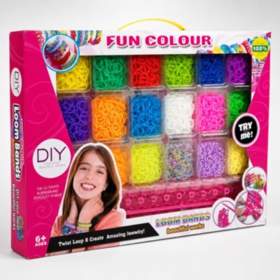 Set Loom Bands DIY pentru Brățări Colorate | image