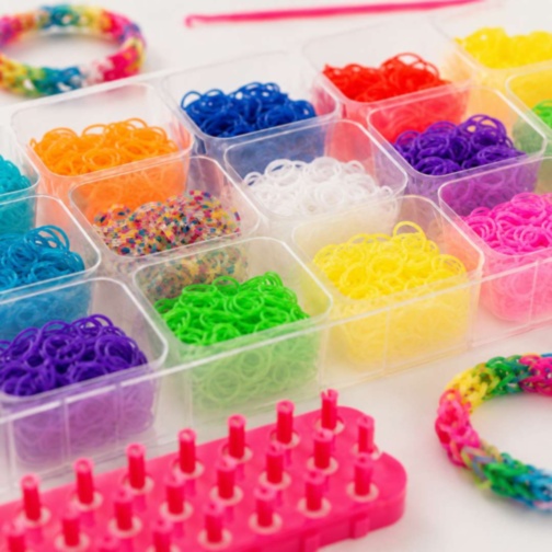 Set Loom Bands DIY pentru Brățări Colorate