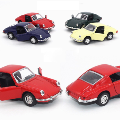 Mașină Porsche 911 Clasic Metal pentru Copii, 1:32 (model aleatoriu)